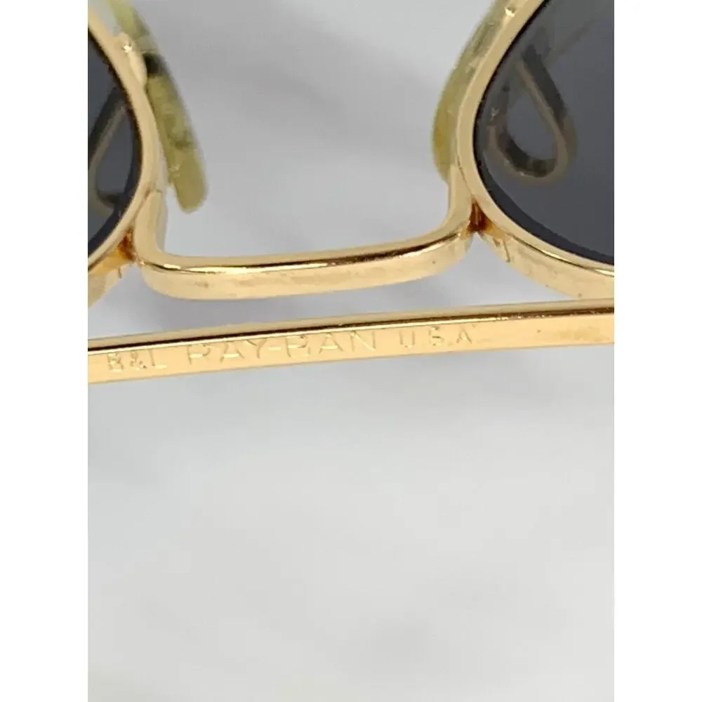Vintage Ray Ban Aviator Sunglasses Bausch & Lomb USA B&L Original 58mm